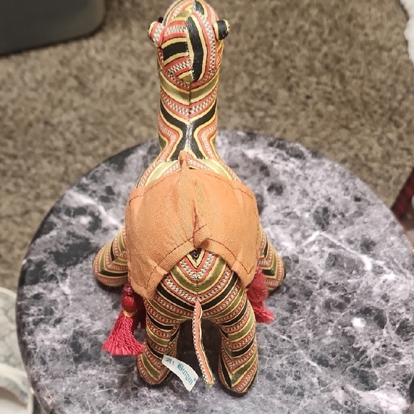 Striped Camel Plush with Saddle - Picture 3 of 6